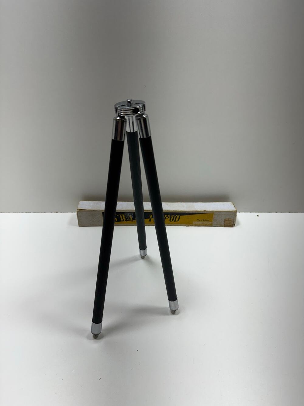 Vintage Swan Mini Tripod Camera Stand With Original Box Collectible Photography